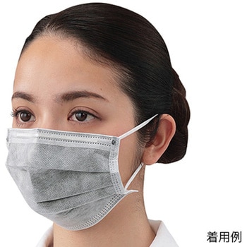 活性炭フェイスマスク 個包装 50枚入 プロシェア(ナビス/アズワン)