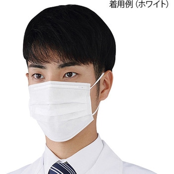 ソフトサージカルマスク ホワイト 50枚入 プロシェア(ナビス/アズワン)