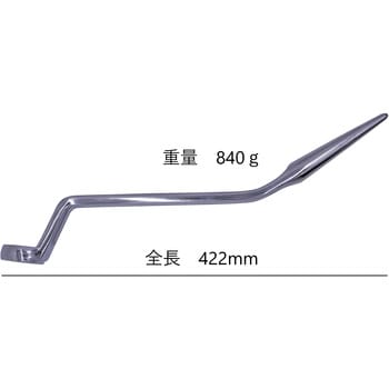 KSM-36SB シャーボルト用メガネレンチ 曲シノ付 総磨き仕上げ KAKUI 対辺寸法36mm KSM-36SB - 【通販モノタロウ】