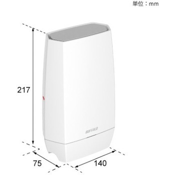 Air Station 11ax/ac/n/a/g/b 2，401+2，401+573Mbps Wi-Fi 6E 対応トライバンドルーター BUFFALO(バッファロー)