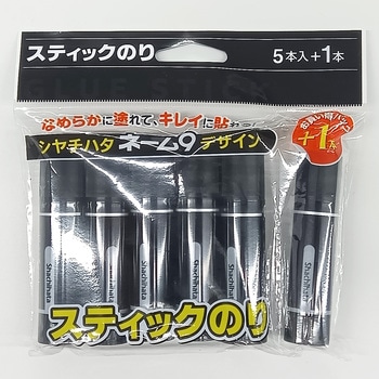 シヤチハタネーム9スティックのり 10g 5+1本 シヤチハタ