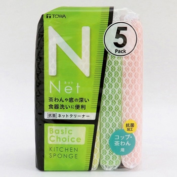 BC 抗菌ネットクリーナー 5個入 - 東和産業