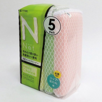 BC 抗菌ネットクリーナー 5個入 - 東和産業