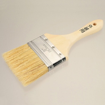 New) Short handle raster for painting OHTSUKA BRUSH MFG. Cleaning Brushes -  Shape: Flat / short handle, Material (Bristle): Pig hair, Bristle Color:  White hair | MonotaRO Thailand