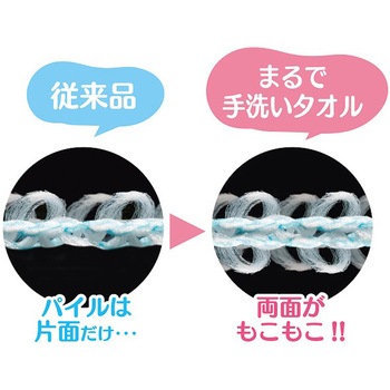 まるで手洗い ボディタオル オーエ