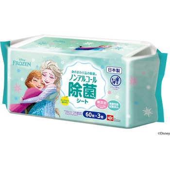 ノンアルコール除菌ウェットシート アナと雪の女王 レック(LEC)