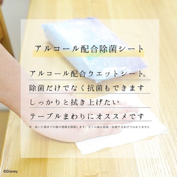 アルコール除菌ウェットシート アナと雪の女王 LEC(レック)