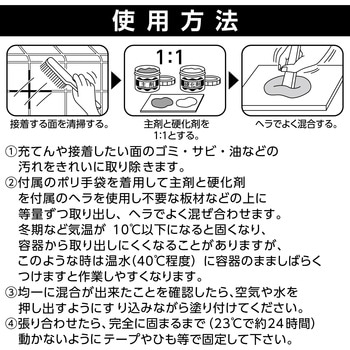 強力充てん接着剤 水中エポキシ セメダイン