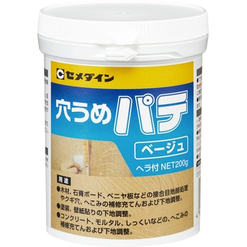 へこみの補修・下地調整材 穴埋めパテ セメダイン