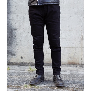 ケブラニット バイク用 テーパードパンツ バギーブラック RIDEZ(ライズ)