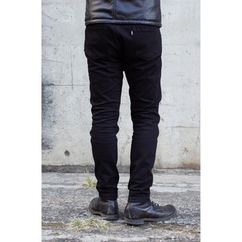 ケブラニット バイク用 テーパードパンツ バギーブラック RIDEZ(ライズ)