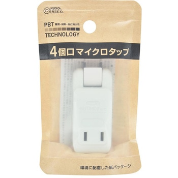 4個口マイクロタップ オーム電機