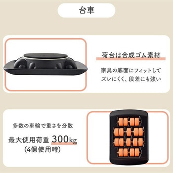 軽がるキャリー 家具移動 家具リフター ヘルパー YAMAZEN(山善)