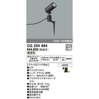 OG254864 エクステリアスポットライト 1台 オーデリック(ODELIC
