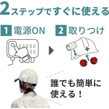 eメットMe-mamo 熱中症ウェアラブルデバイス スターライト工業
