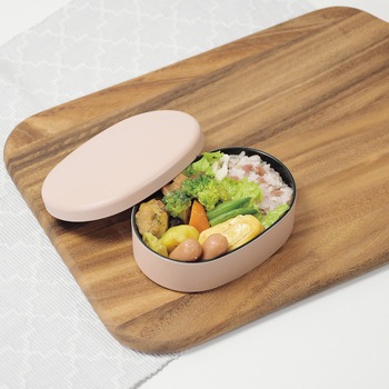 抗菌クリーンコートちいさなお弁当箱 小判 パール金属