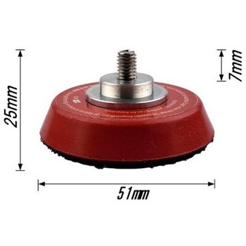 2インチ(約50mm)ベースパッド ベルクロ(マジック) マスターエアツール