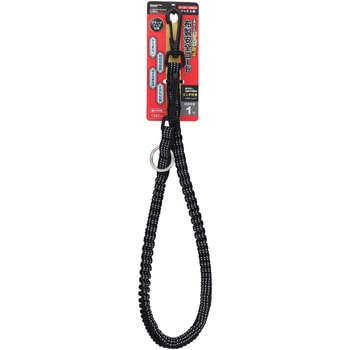 DBLTACT 布製安全コード ブラックフック 使用荷重1kg シルバー 三共コーポレーション