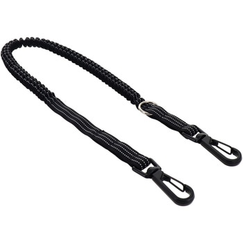 DBLTACT 布製安全コード ブラックフック 使用荷重3kg シルバー 三共コーポレーション