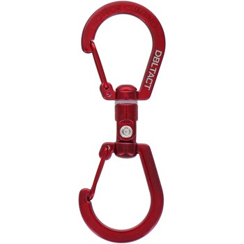 DBLTACT S型ユニバーサルカラビナ 80mm レッド 三共コーポレーション
