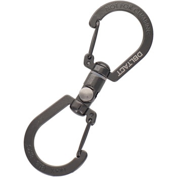DBLTACT S型ユニバーサルカラビナ 80mm ガンメタ - 三共コーポレーション