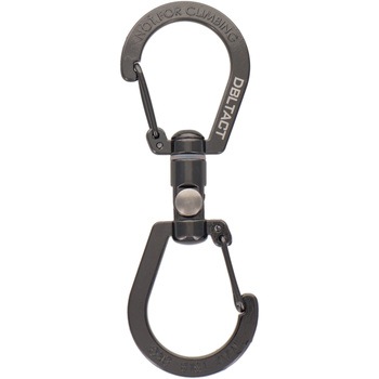 DBLTACT S型ユニバーサルカラビナ 80mm ガンメタ - 三共コーポレーション