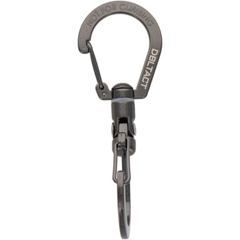 DBLTACT S型ユニバーサルカラビナ 80mm ガンメタ - 三共コーポレーション