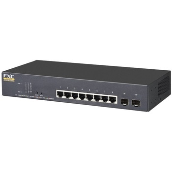 Lite Smart PoE 8ポートタイプ(10/100/1000MPoEx8、1GSFPx2)MAX.75W 拡張機能サポート(TS有り)3年先出保守 FXC