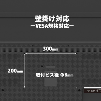 <アペックス>65型4K対応液晶モニター(4K対応/HDMI3系統搭載/壁掛け対応) APEX