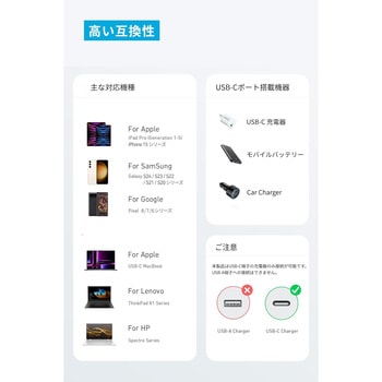Anker 310 USB-C & USB-C ケーブル 3.0m Anker(アンカー)