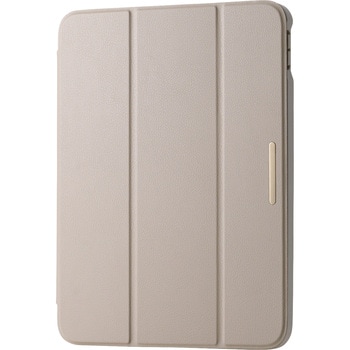 iPad 第10世代 10.9インチ 用 ケース ソフトレザー 手帳型 タッチペンホルダー 2アングル 背面クリア &me エレコム
