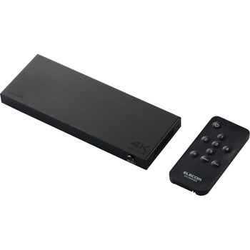 HDMI切替器 5入力1出力 セレクター 4K 60Hz HDMI2.0b 手動/自動 切り替え リモコン付き エレコム
