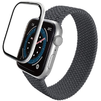 アップルウォッチ ガラス フィルム 【Apple Watch SE 第2世代/SE/Series 6 44mm対応】 全面保護 高透明 エレコム