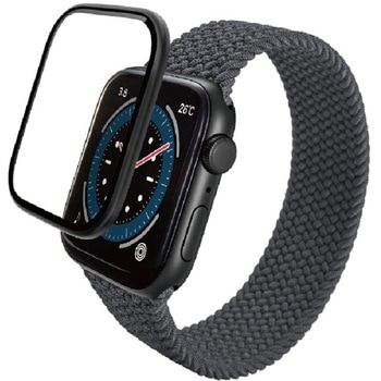 アップルウォッチ ガラス フィルム 【Apple Watch SE 第2世代/SE/Series 6 40mm対応】 全面保護 極薄 エレコム