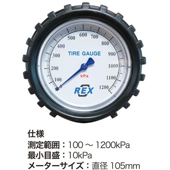 レックスゲージ1200kPa レックス(車用品)