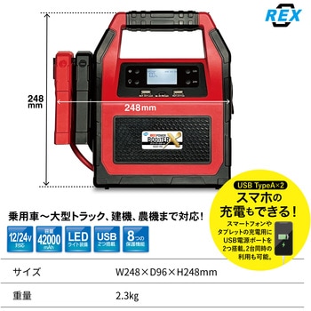大容量パワーブースターX レックス(車用品)