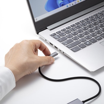 ドッキングハブ_USB TypeC サンワサプライ