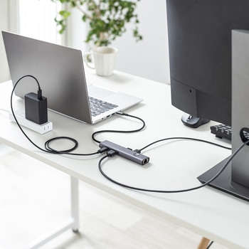 ドッキングハブ_USB TypeC サンワサプライ