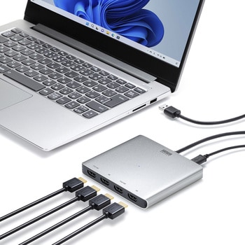 USB変換アダプタ_USB3.2-HDMI_4K対応 サンワサプライ