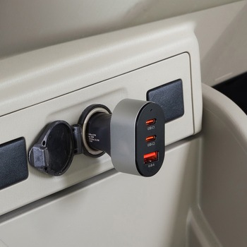 カーチャージャー_USB Power Delivery対応_67W サンワサプライ