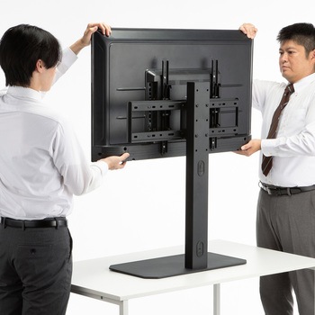 液晶ディスプレイスタンド_43～65型対応_卓上用 サンワサプライ