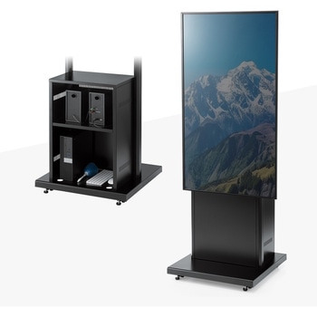 液晶ディスプレイスタンド_42～55型対応_デジタルサイネージ サンワサプライ