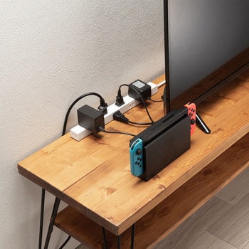 電源タップ_スリム サンワサプライ