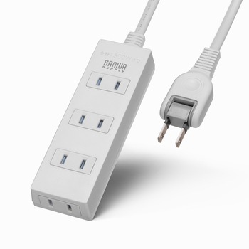 電源タップ_火災予防機能付き サンワサプライ