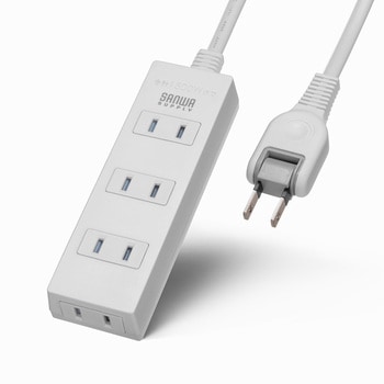 電源タップ_火災予防機能付き サンワサプライ