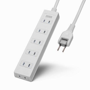 電源タップ_火災予防機能付き サンワサプライ