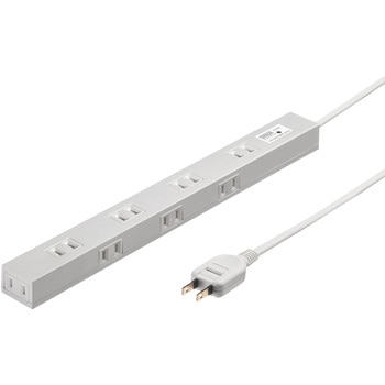 電源タップ_雷ガード付き_スリム サンワサプライ