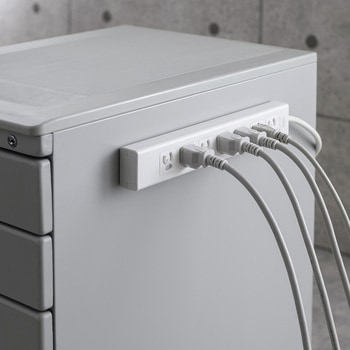 電源タップ_抜け止めシャッター サンワサプライ