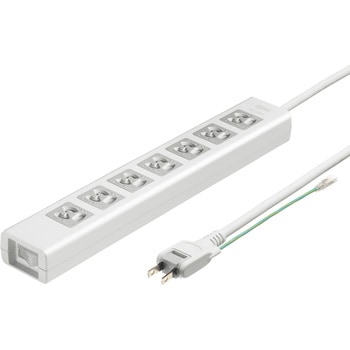 電源タップ_抜け止めシャッター サンワサプライ