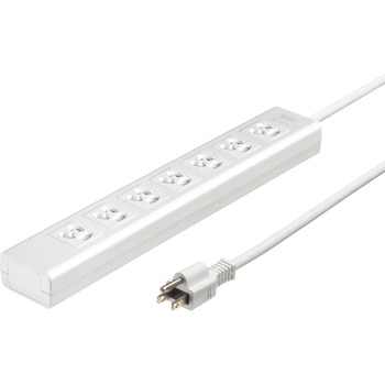 電源タップ_抜け止めシャッター サンワサプライ